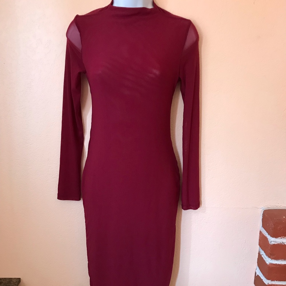 Burgundy Dress